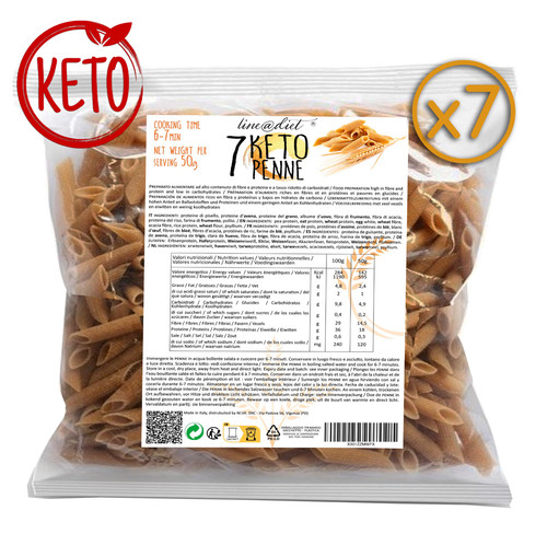 Line diet pasta keto penne - keto,